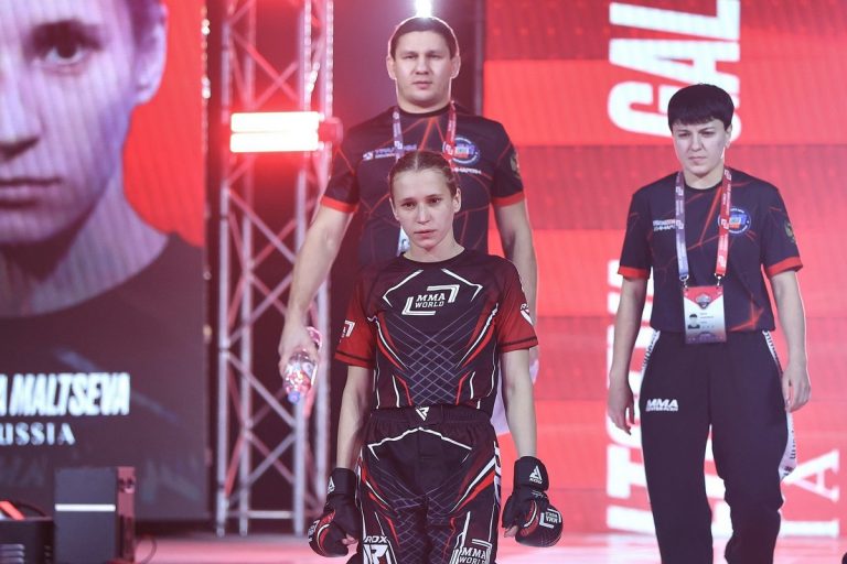 Галина Мальцева (Чернова) спортивный клуб Единство г. Чайковский Чемпионка Мира по ММА 2024 г.