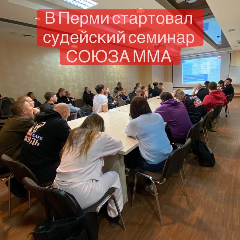 С 22 по 23 января 2026г. в Перми прошел судейский семинар по СБЕ ММА